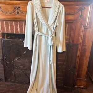Elegant Blue Women's Robe